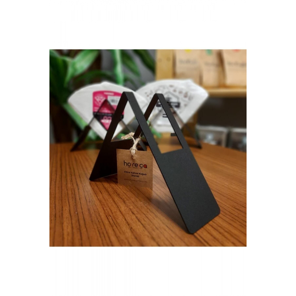 Kahve Gönder Metal Filtre Kahve Kağıdı Tutucu Stand Aparatı