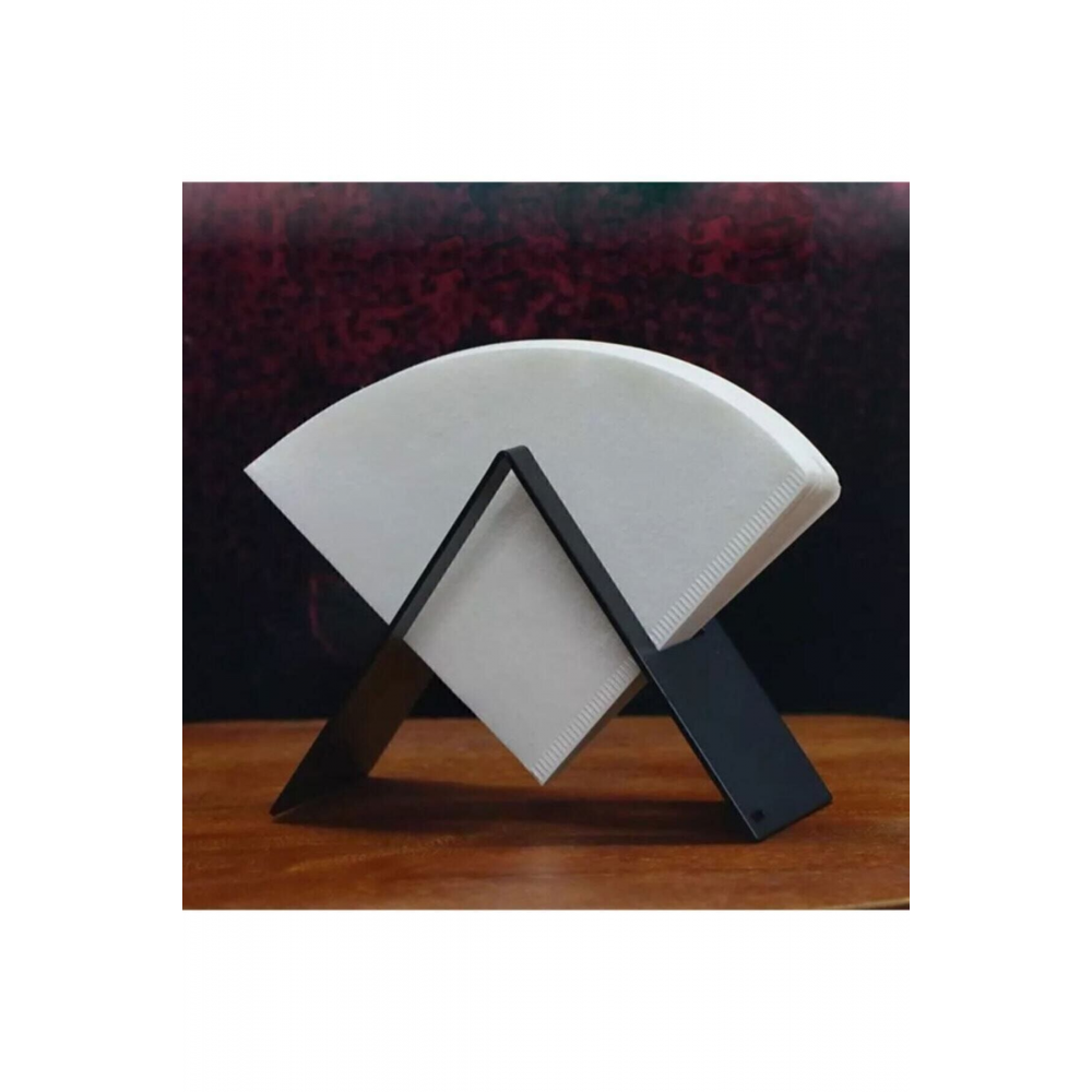 Kahve Gönder Metal Filtre Kahve Kağıdı Tutucu Stand Aparatı