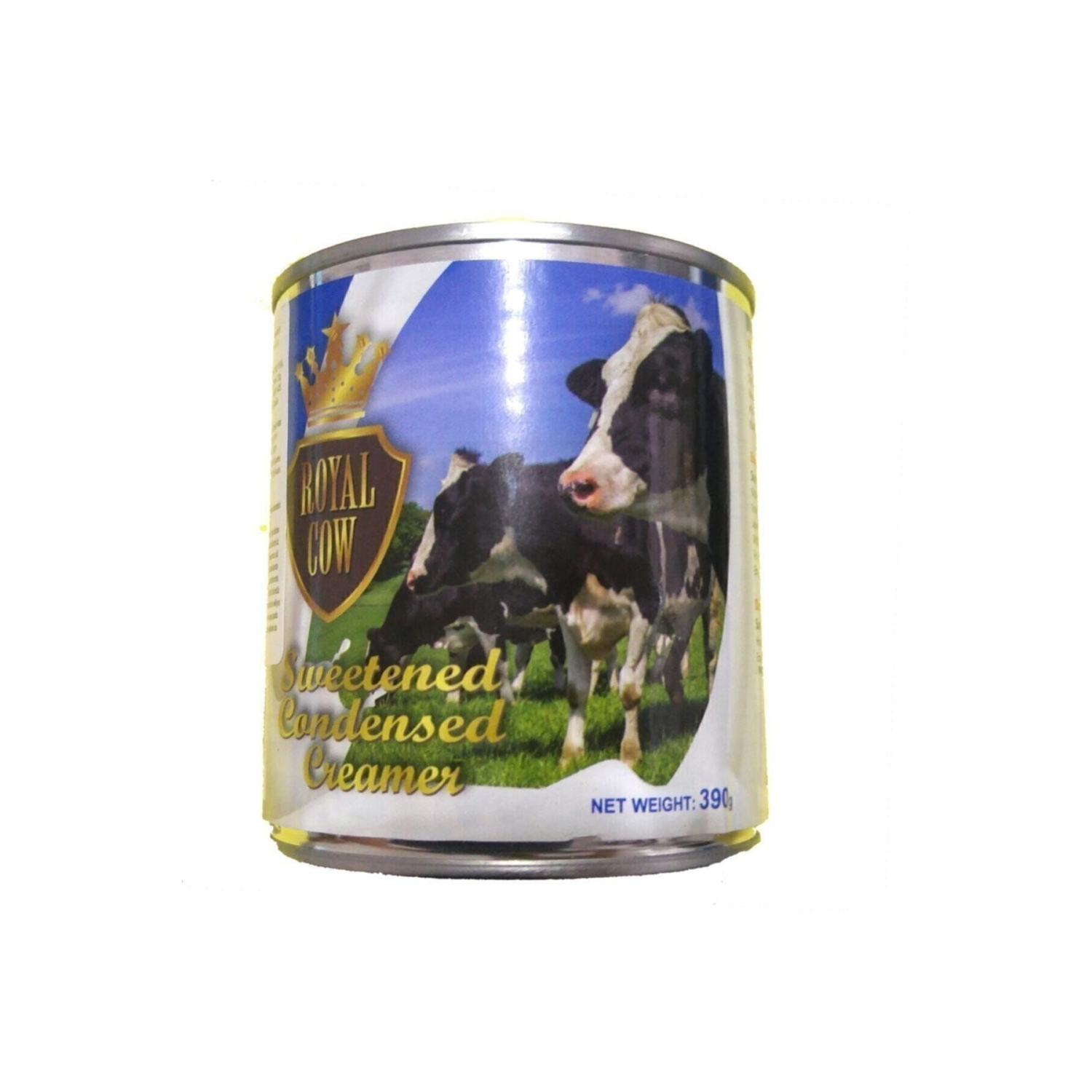 Royal Cow Sweetened Condensed Milk - Şekerli Yoğun Süt Tatlandırılmış Yoğunlaştırılmış Süt 390 gr