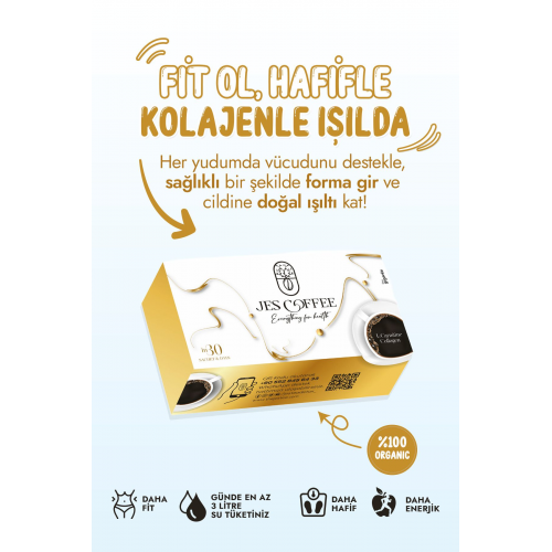 Diyet Detoks L-Carnitine Collagen Hindiba Detox Kahvesi Formda KAL(30 Sachet)