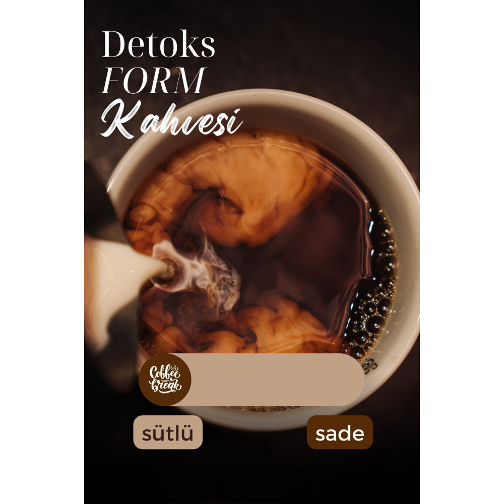 Zayıflama & Kilo Verme Yardımcı & Diyet Destekleyici Detoks Form Kahvesi