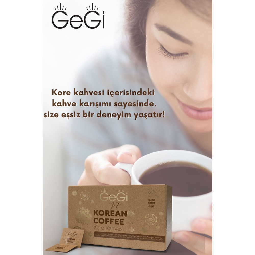 Zayıflama, Kore Hindiba Diyet Detoks Kahvesi 1 Aylık Kullanım 30 Şase