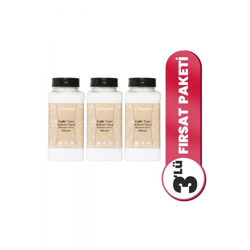 Ingiliz Tuzu (Epsom Tuzu) 1000 gr x 3'lü Set