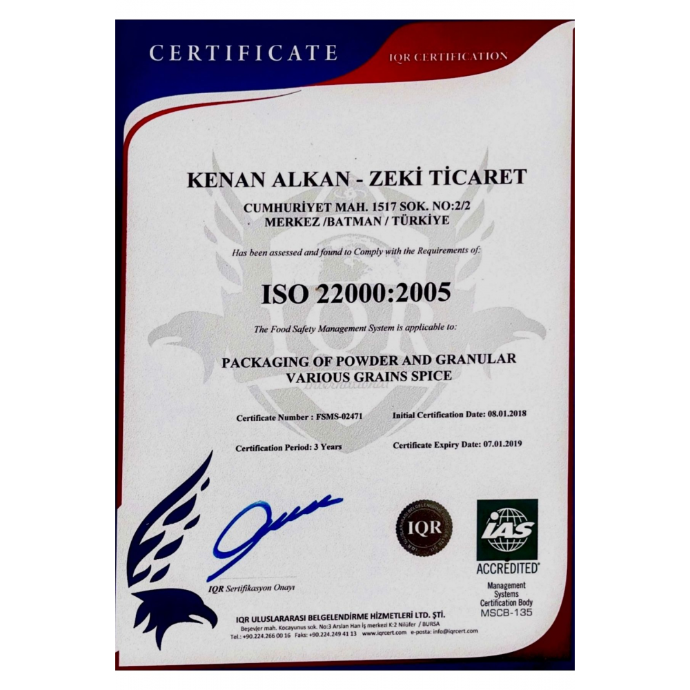 DOLMALIK YER FISTIĞI(40*40*40)120 GR NATUREL A KALİTE ÇAM FISTIĞI