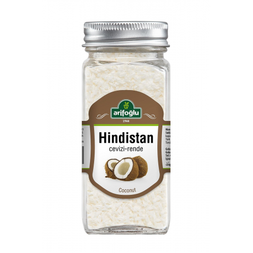 Hindistan Cevizi Rende Cam Şişe 52gr