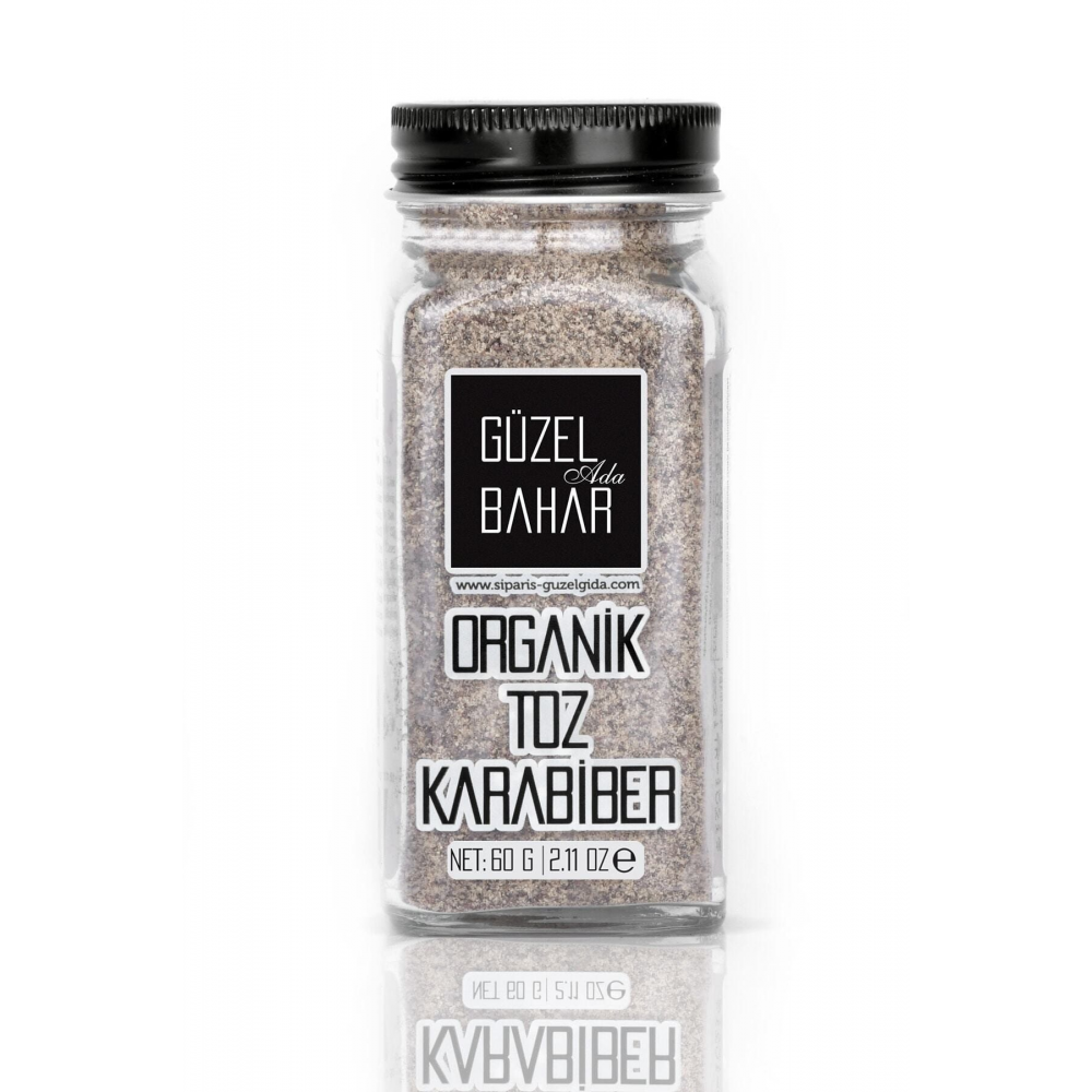 Organik Toz Karabiber 60 Gr