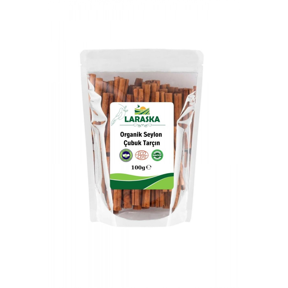 Organik Seylon - Seylan Çubuk Tarçın 100g - Organic Ceylon Cinnamon Sticks