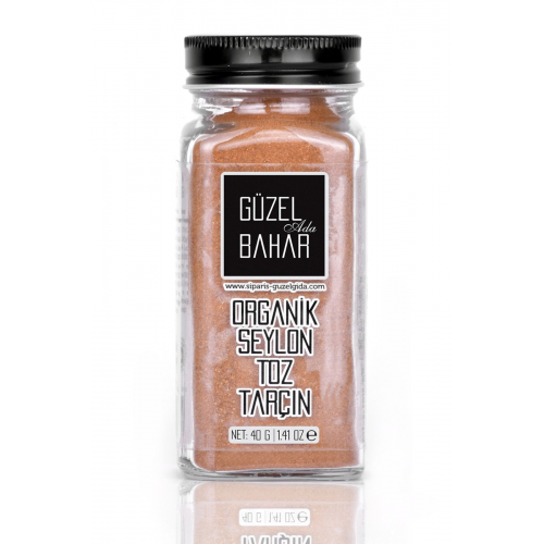 Organik Seylon Toz Tarçın 40 Gr