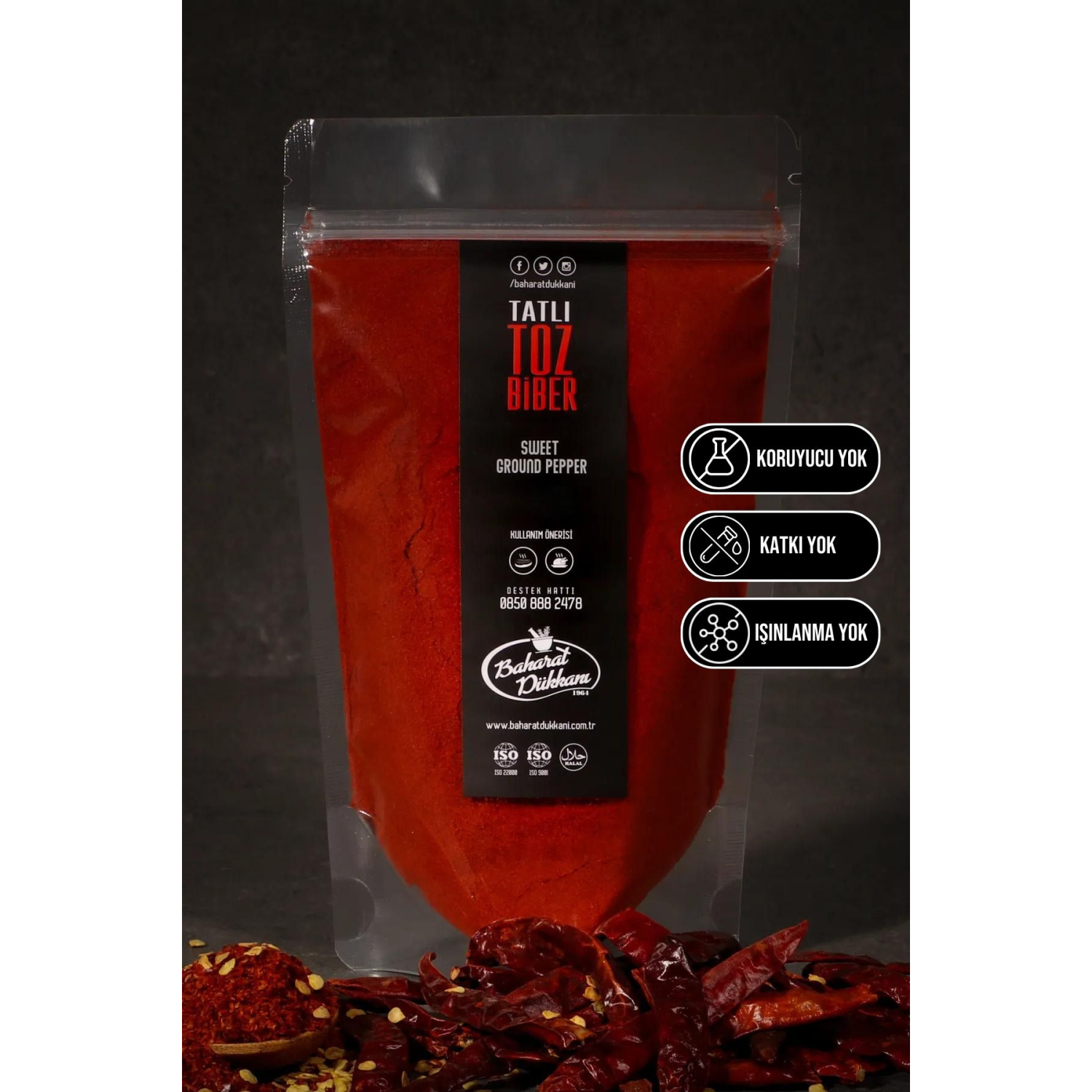 Tütsülenmiş Tatlı Toz Biber 60gr