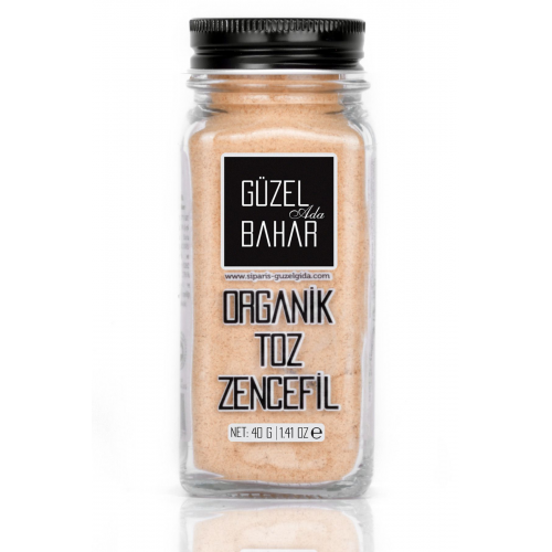 Organik Toz Zencefil 40gr