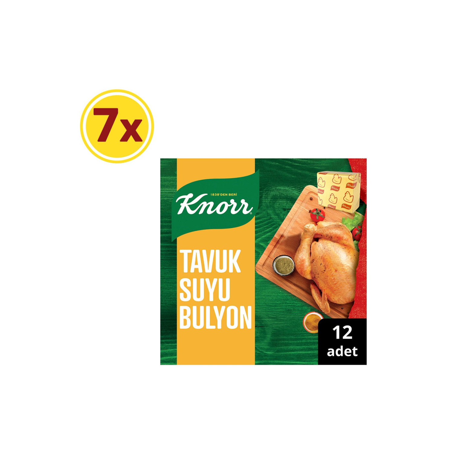 Tavuk Suyu Tablet Bulyon 12li 7 Adet
