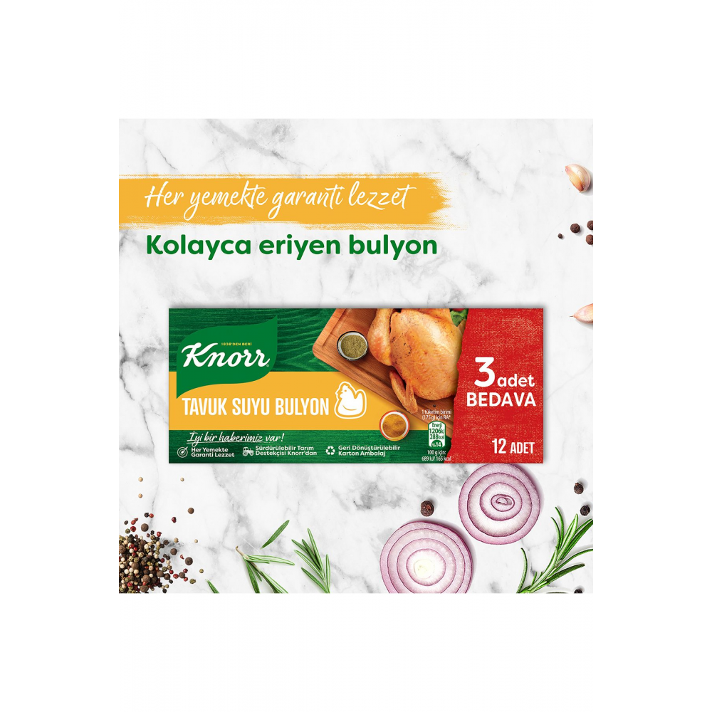 Tavuk Suyu Tablet Bulyon 12li 7 Adet