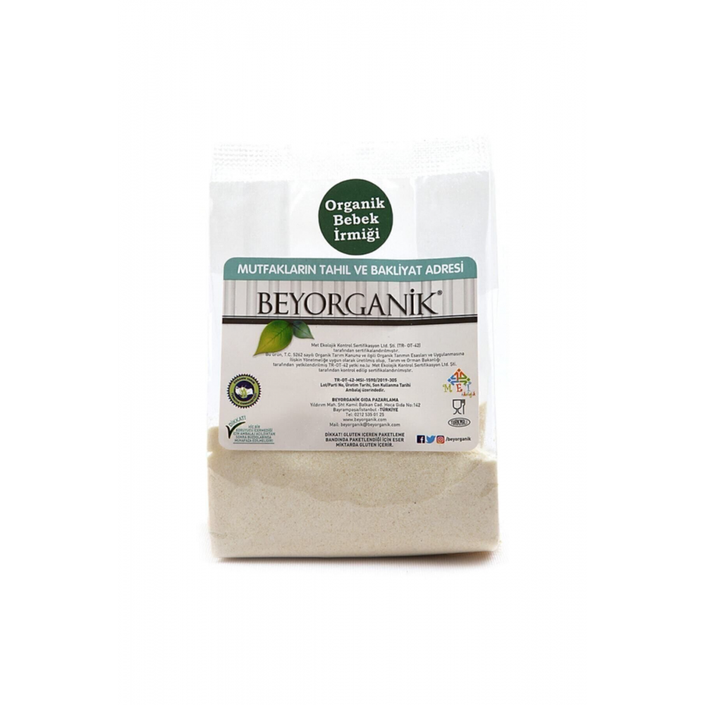 Organik Bebek Irmik 350gr