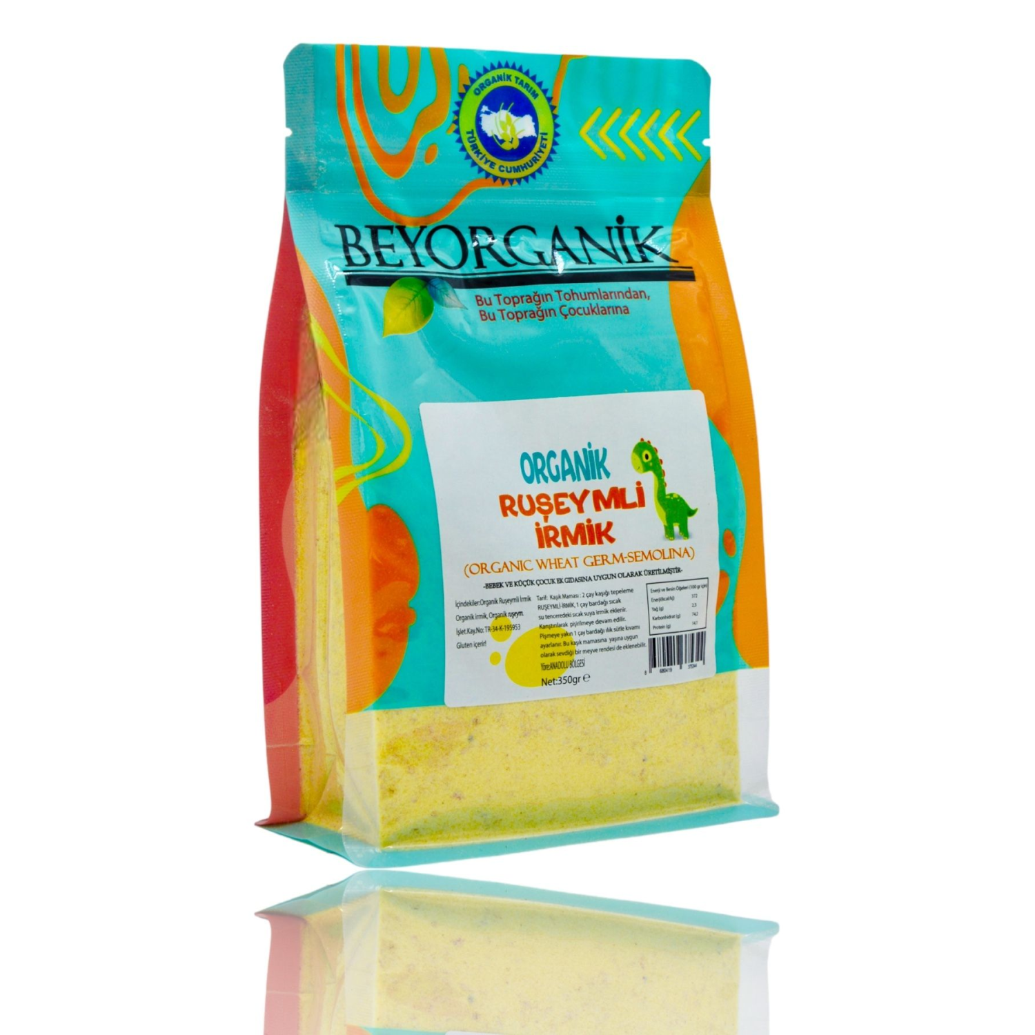 Organik Irmik Ruşeymli 350gr