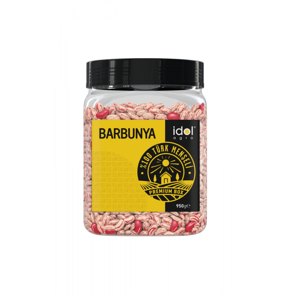 Yerli Barbunya Fasulye - İri Tane - Premium Pet - 950 GR