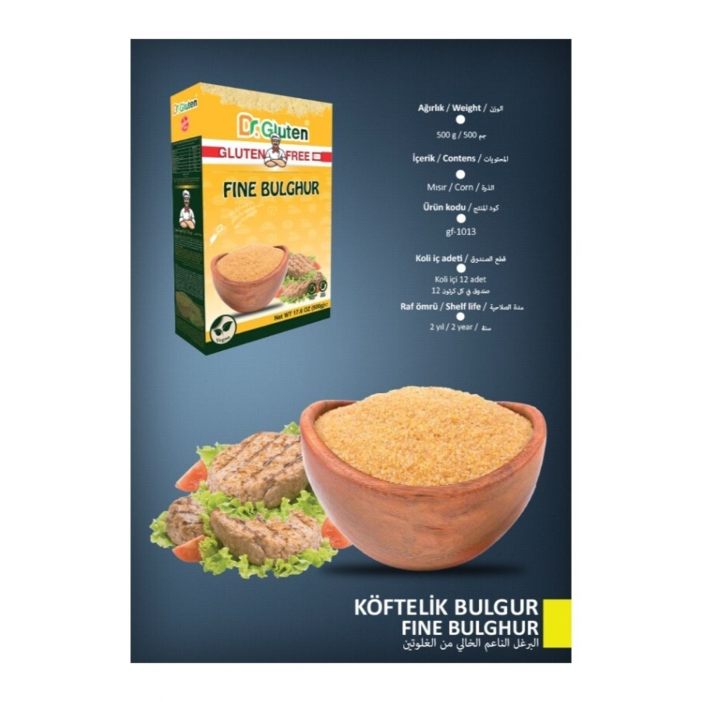 Dr. Gluten Glutensiz Köftelik Bulgur 500 G