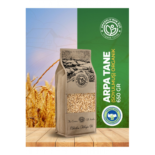 Organik Arpa Tane ''650gr''