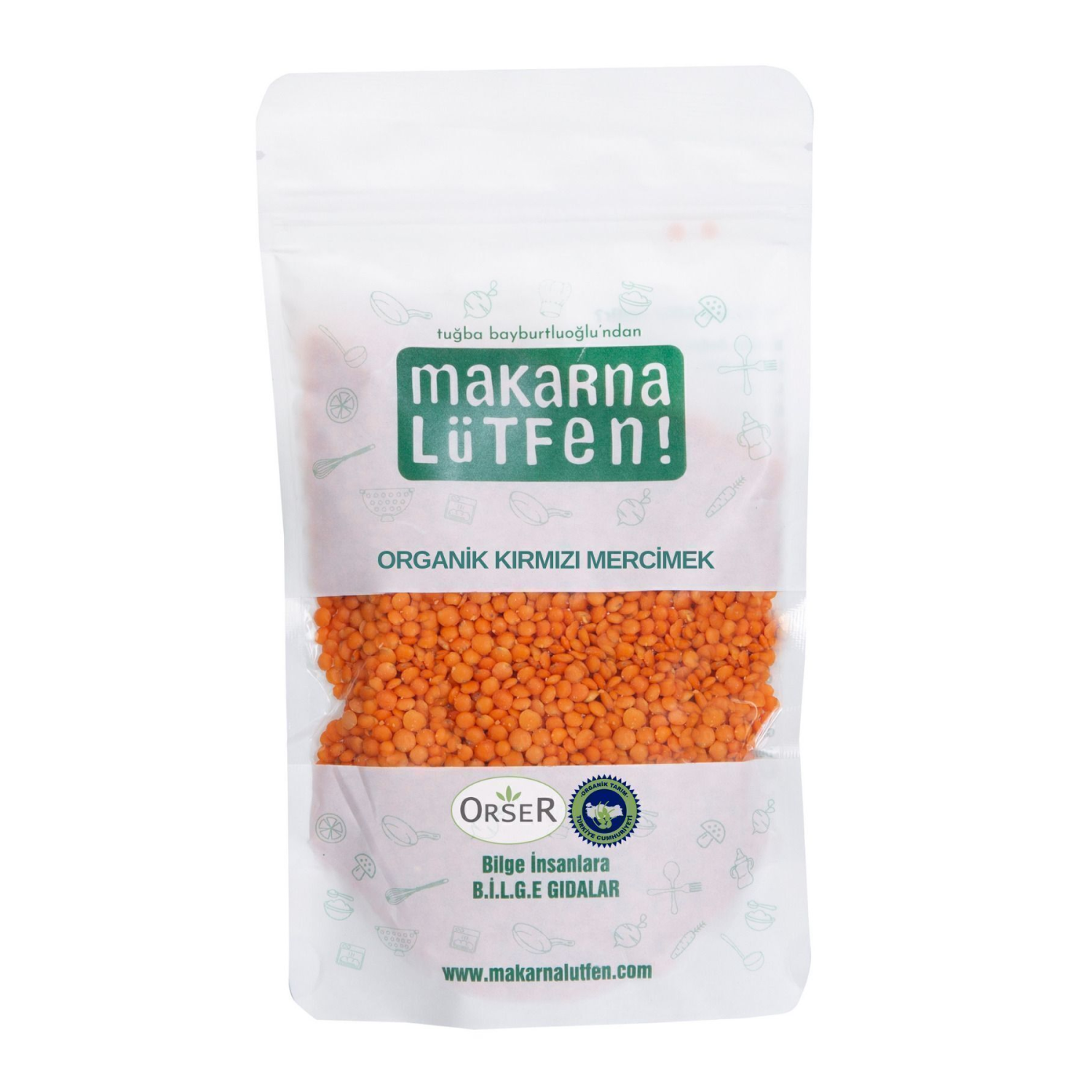 Organik Kırmızı Mercimek (250 G)