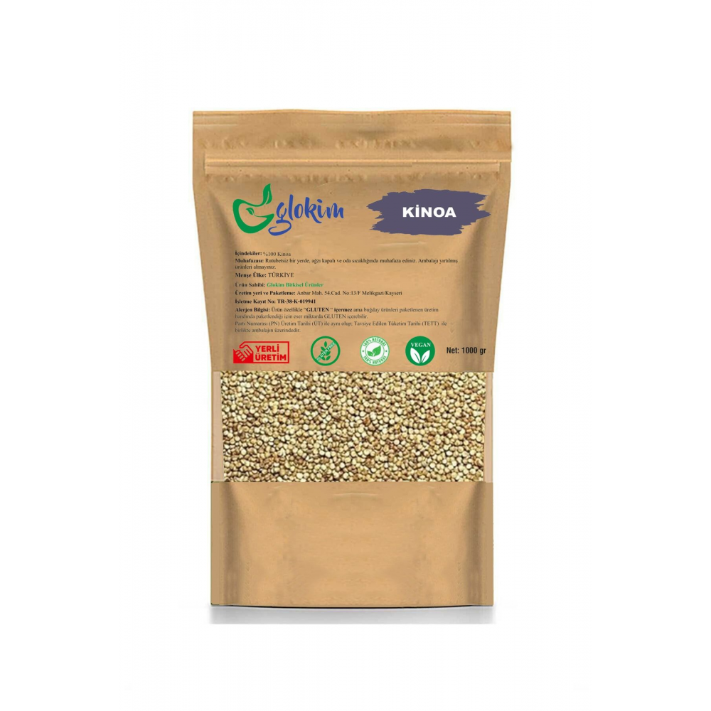 Beyaz Kinoa 1000 Gr - Glutensiz 1 Kg