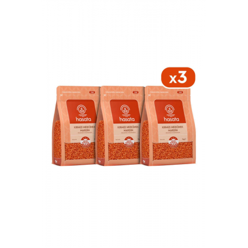 Mardin Kırmızı Mercimek Fırsat Paketi (3 Kg)