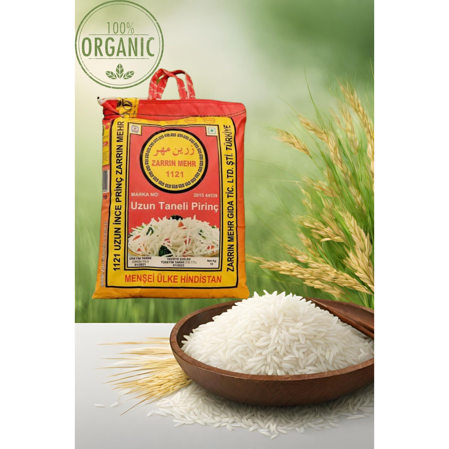 Zarrın Mehr Basmatı Pirinç 5kg