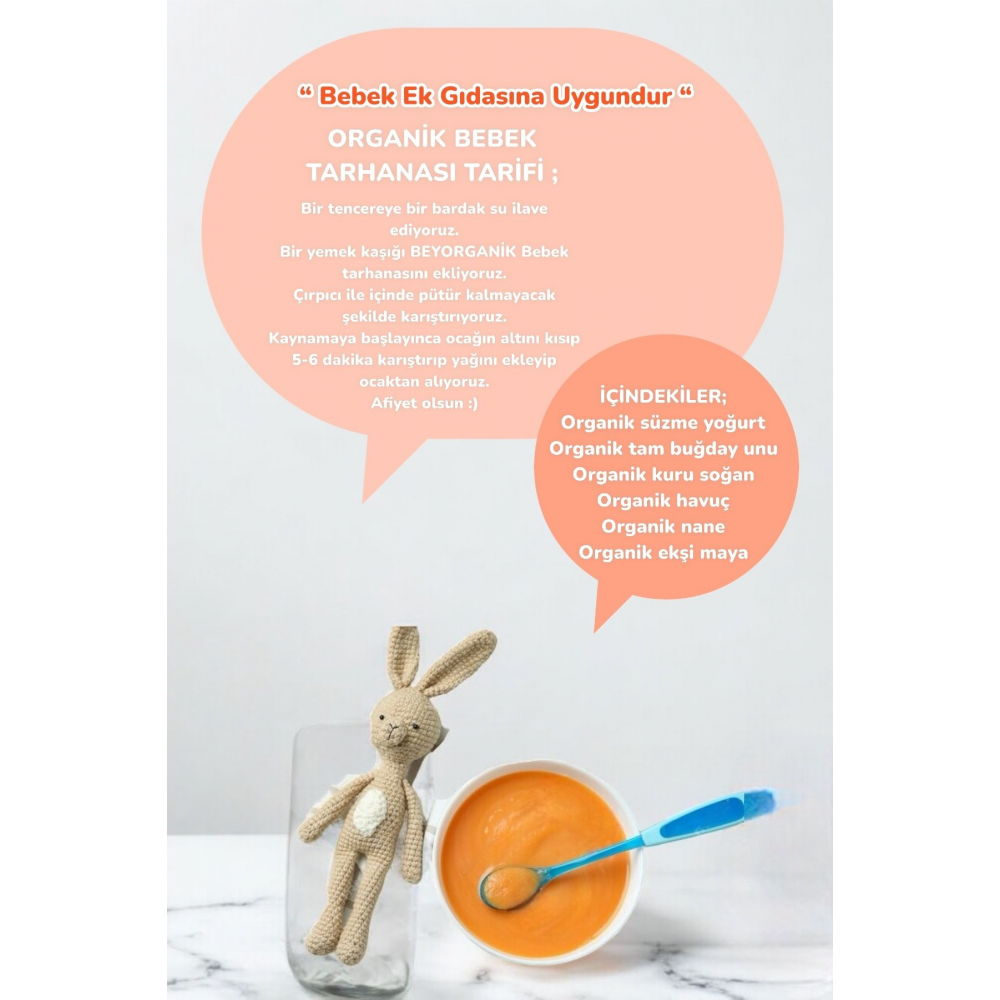 Organik Tarhana Bebek (BABY) 500gr