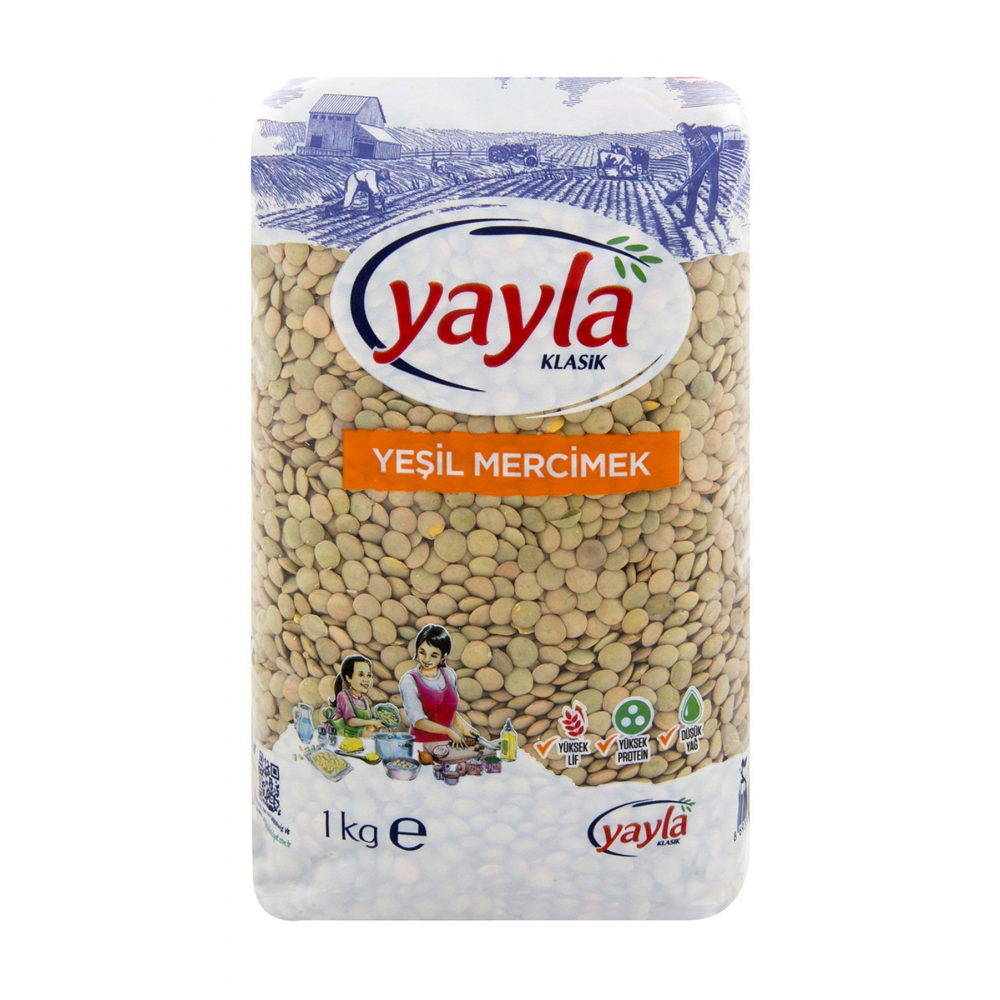 Yeşil Mercimek 1 Kg