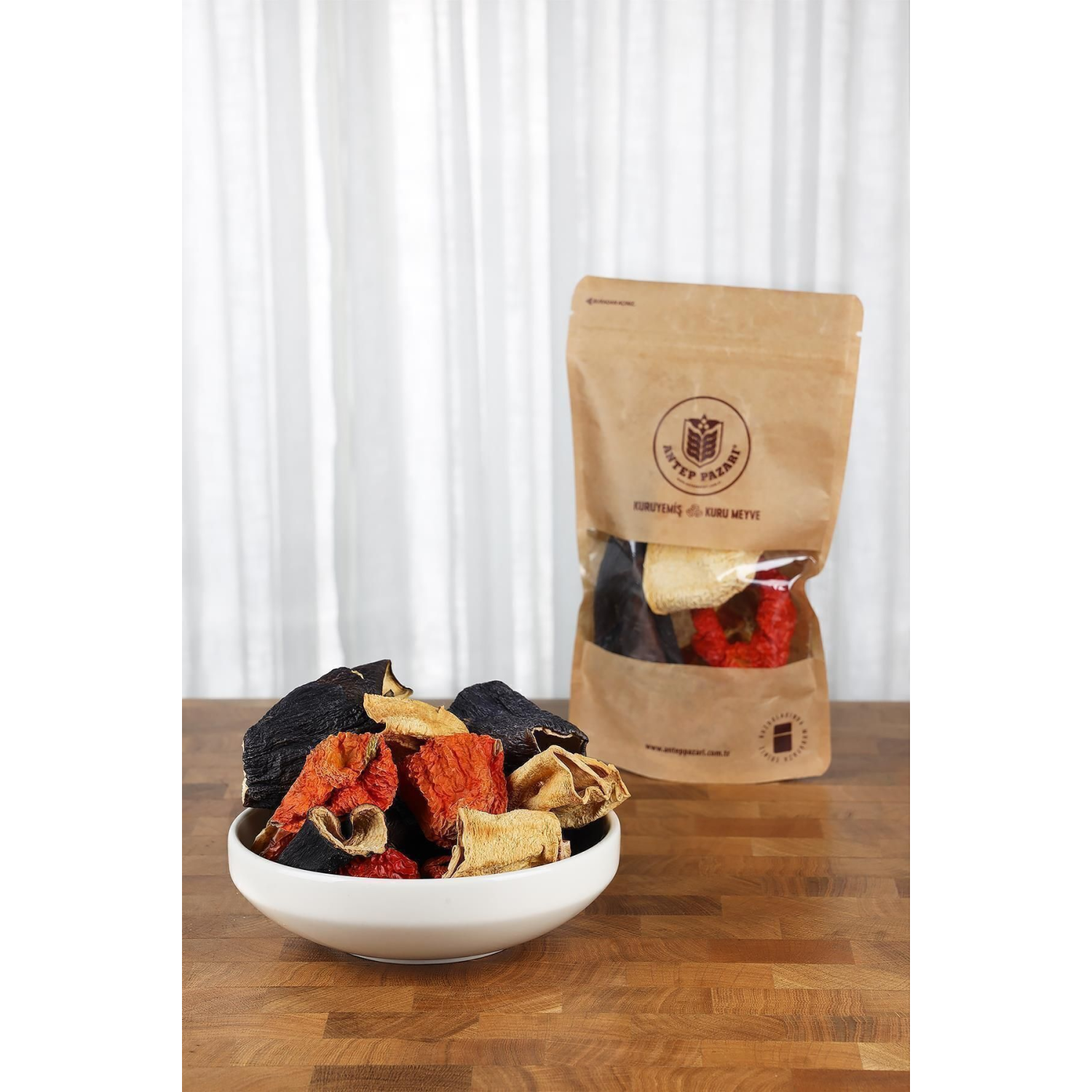 Karışık Dolmalık Kurutulmuş Kabak-patlıcan-tatlı Biber 1 Paket (23-25 Adet)