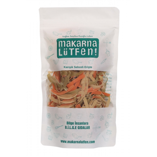 Karışık Sebzeli Erişte (%35 SEBZE-200 G)