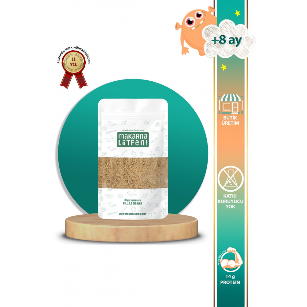 Kendinden Tavuklu Tel Şehriye ( 8 Ay - 200 Gram)