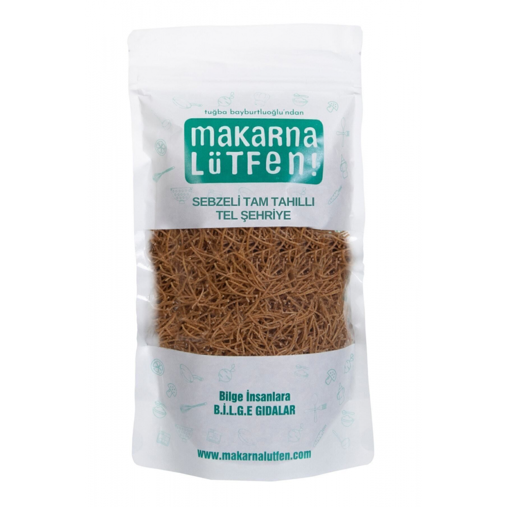 Sebzeli Tam Tahıllı Tel Şehriye (ATALIK TOHUM-250 G)