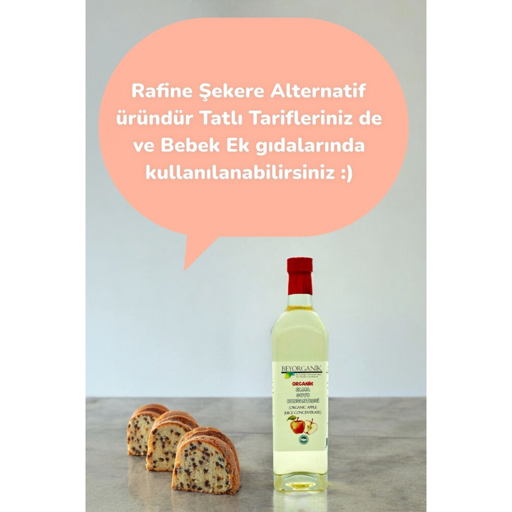 Organik Elma Suyu Konsantresi 1300gr