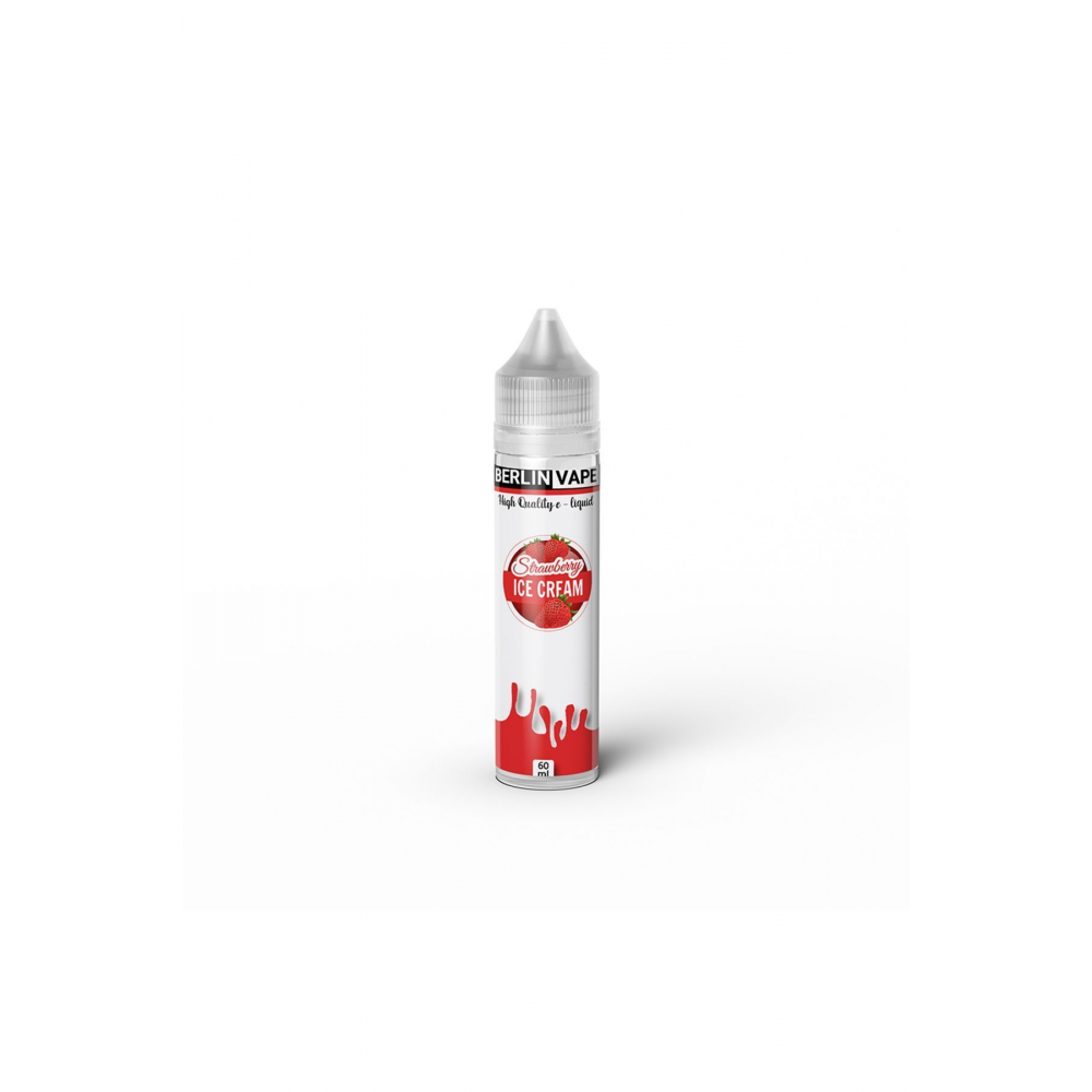 Likit Strawberry İce Cream 60 ML Çilekli Dondurma 6MG Hazır Gliserinli Şurup