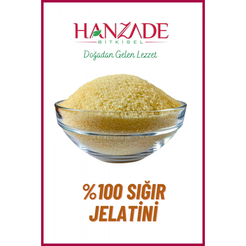 Toz Jelatin 100 Gr %100 Saf Sığır Jelatini 240 Bloom