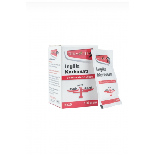 Dermolife Ingiliz Karbonatı Tekli Ambalaj 5 G X 20 Adet 100 G