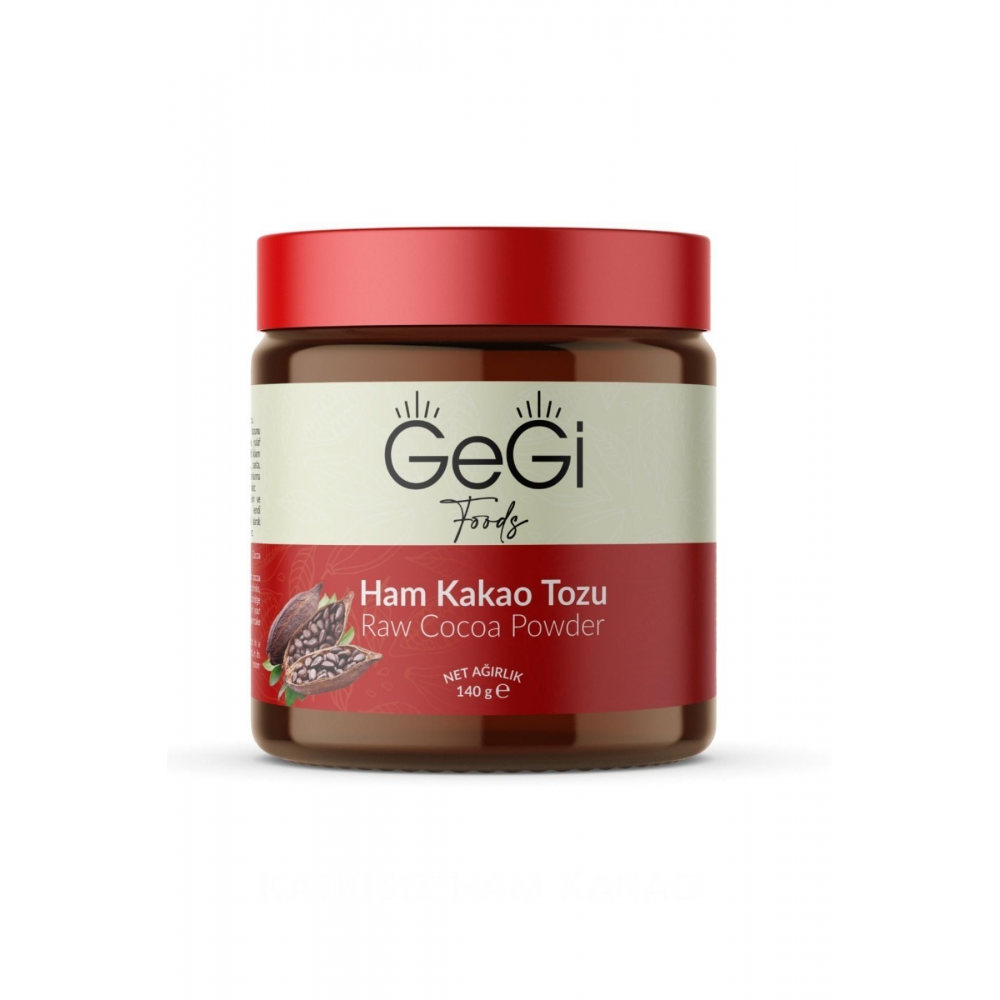 Ham Doğal Kakao Tozu Glutensiz, Vegan