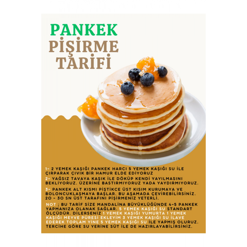 Pankek Karışımı 8 Ay Yulaf Unu, Keçiboynuzu Unu Ve Ruşeymli 250 gr