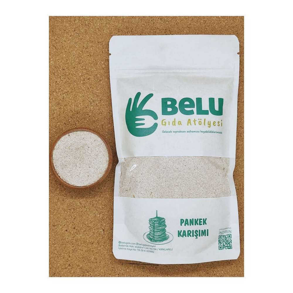 Pankek Karışımı 8 Ay Yulaf Unu, Keçiboynuzu Unu Ve Ruşeymli 250 gr