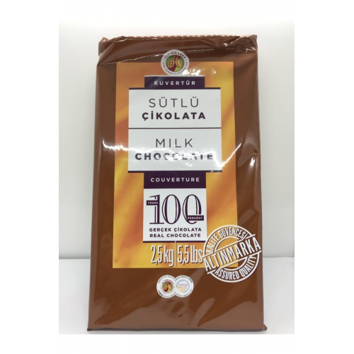 Sütlü Kuvertür Çikolata 2,5 Kg Alt211