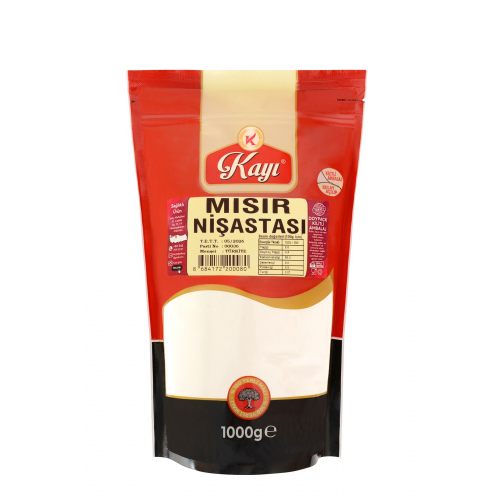 1 Kg Mısır Nişastası(KİLİTLİ AMBALAJ, 2 YIL SKT)