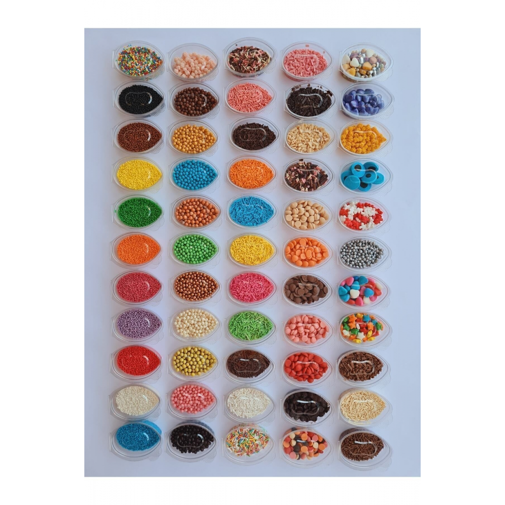 Mini Pasta Süsü Seti 40 Lı Paket Karışık