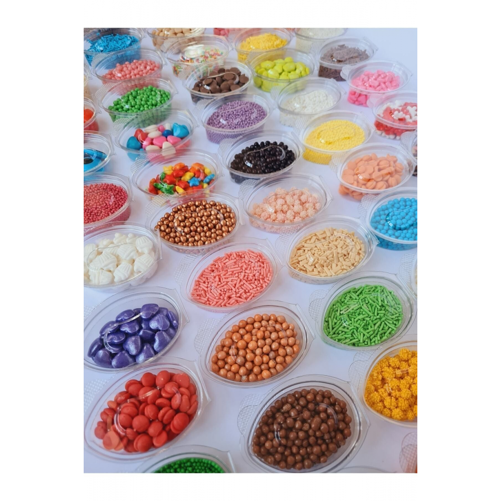 Mini Pasta Süsü Seti 40 Lı Paket Karışık