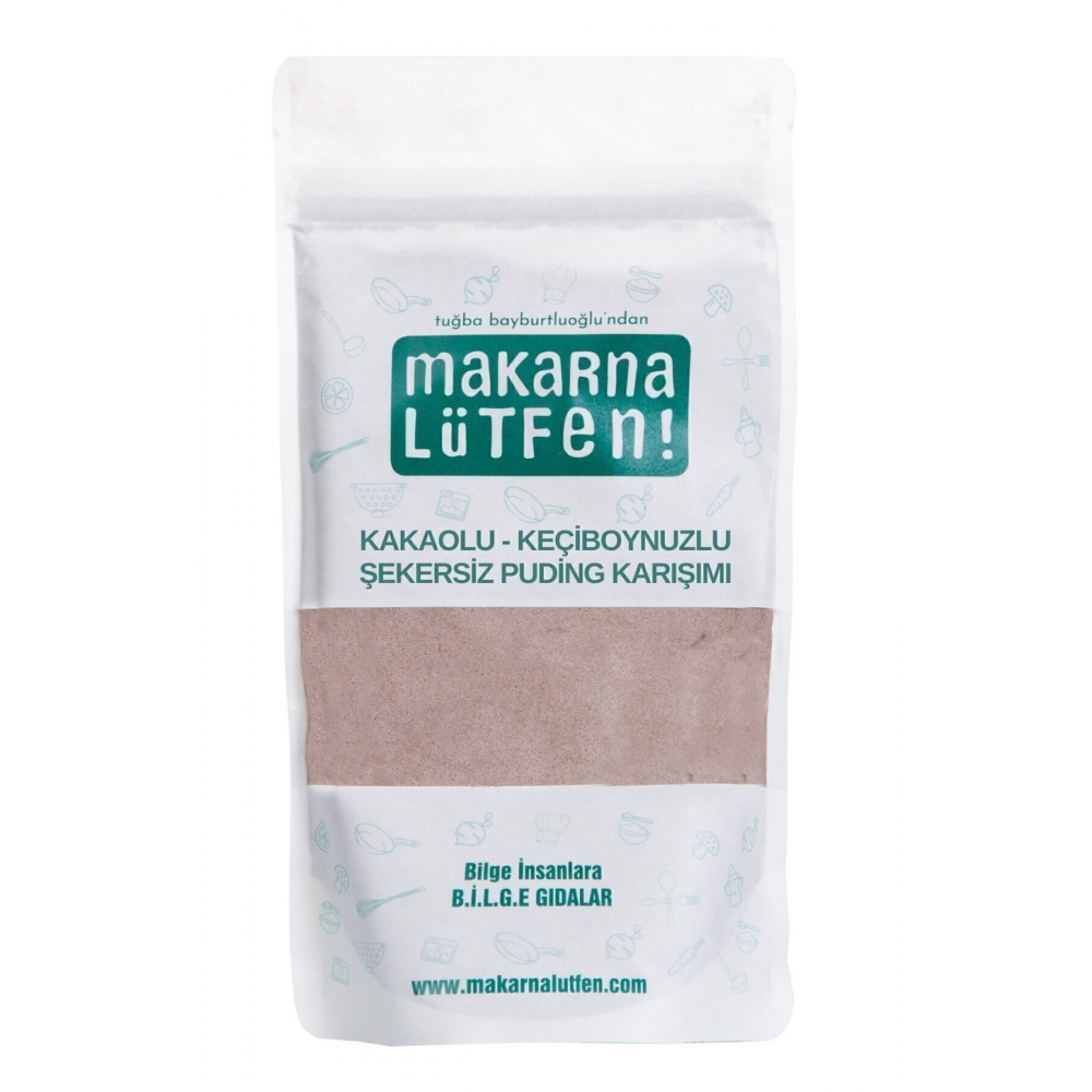 Kakaolu-keçiboynuzlu Şekersiz Puding Karışımı (150 G)