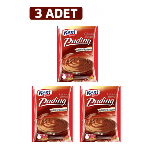 Kakaolu Puding 104g*3 adet