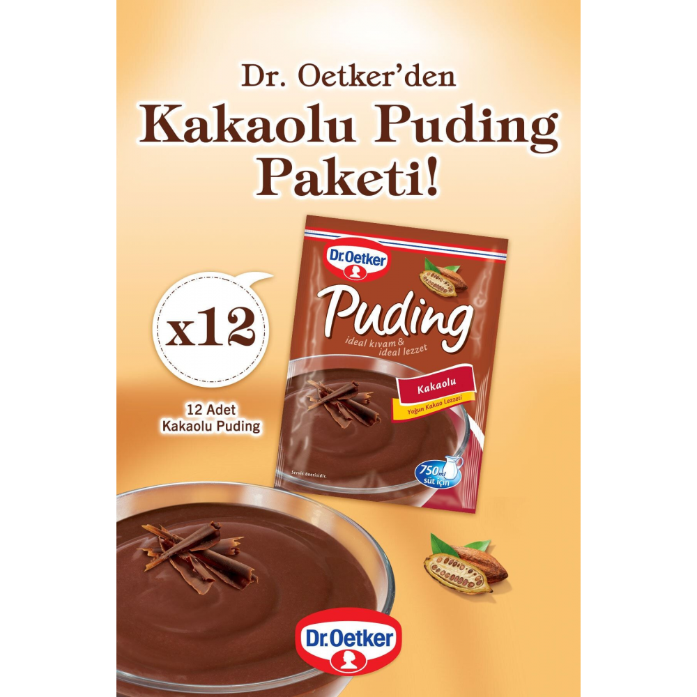 Puding Kakaolu 12'li