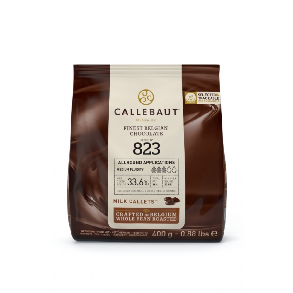 823 Sütlü Kuvertür Drop Çikolata 400 gr