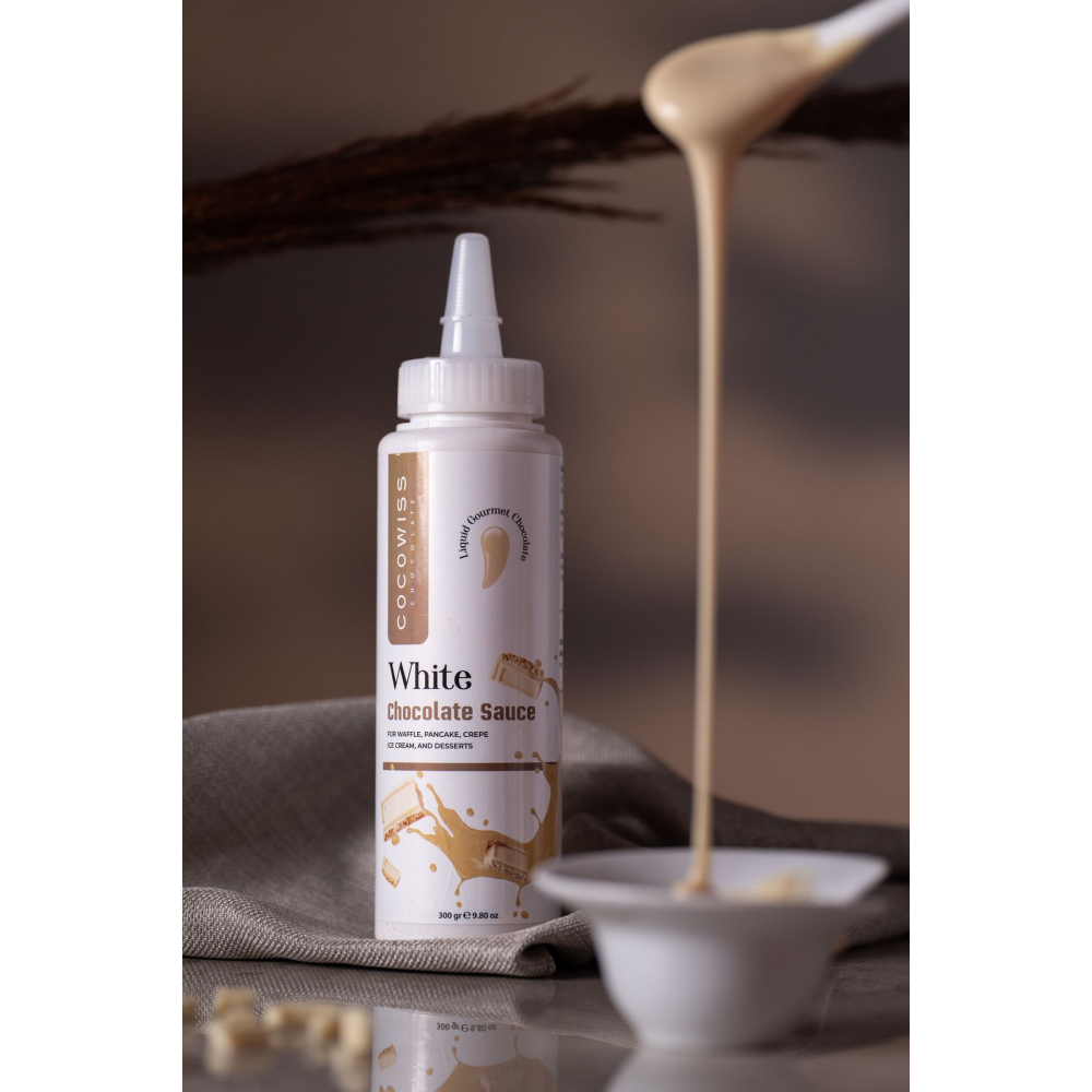 Beyaz Çikolata Waffle & Krep & Pankek Sos 300gr