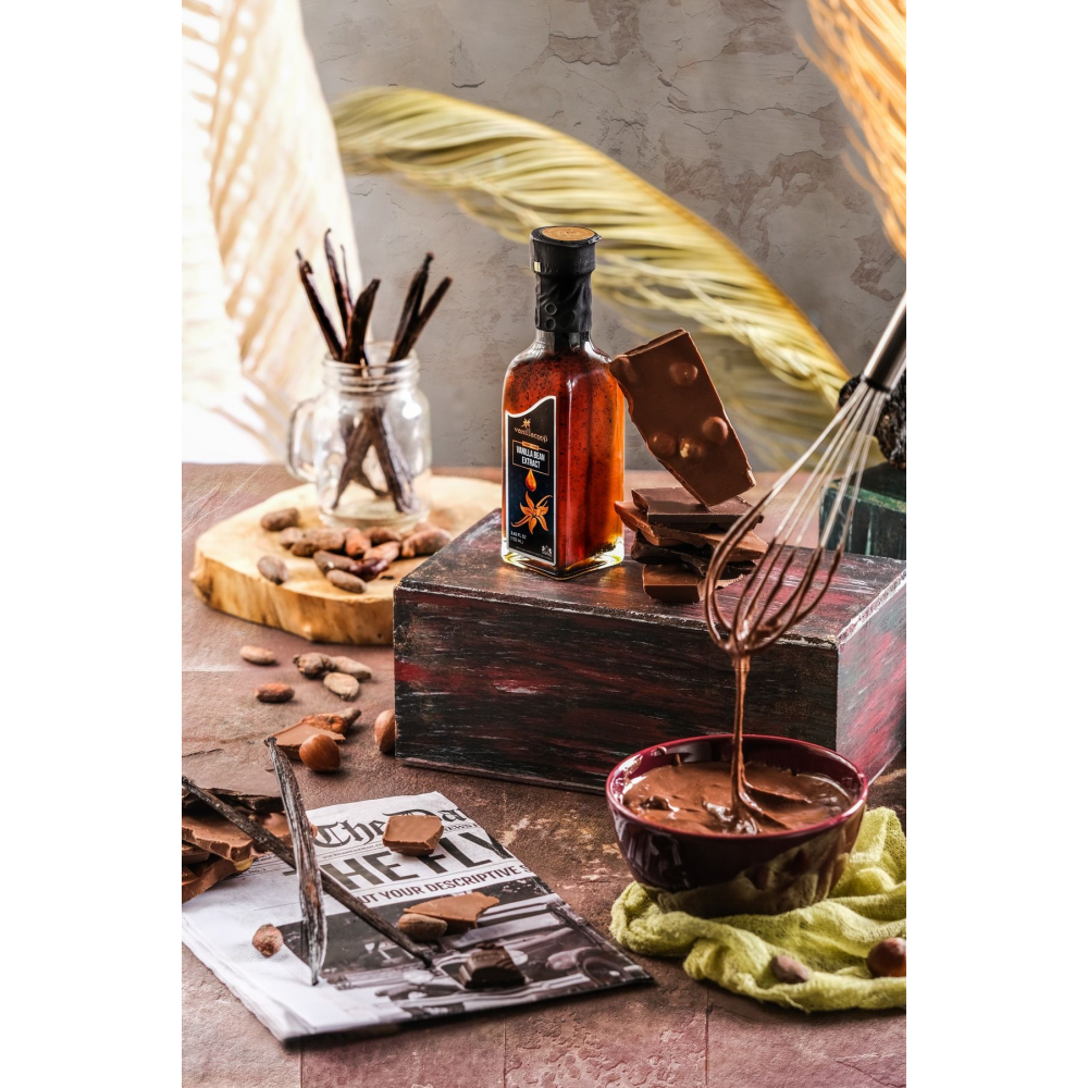 Vanilya Özütü Saf 100 Ml (2li Çubuk Vanilya Hediyeli) Vanilya Ekstraktı