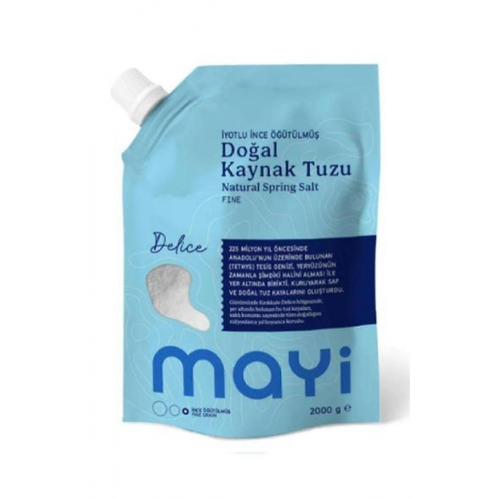 Mayi Öğütülmüş Sofra Tuzu (İyot İlaveli) 2 kg