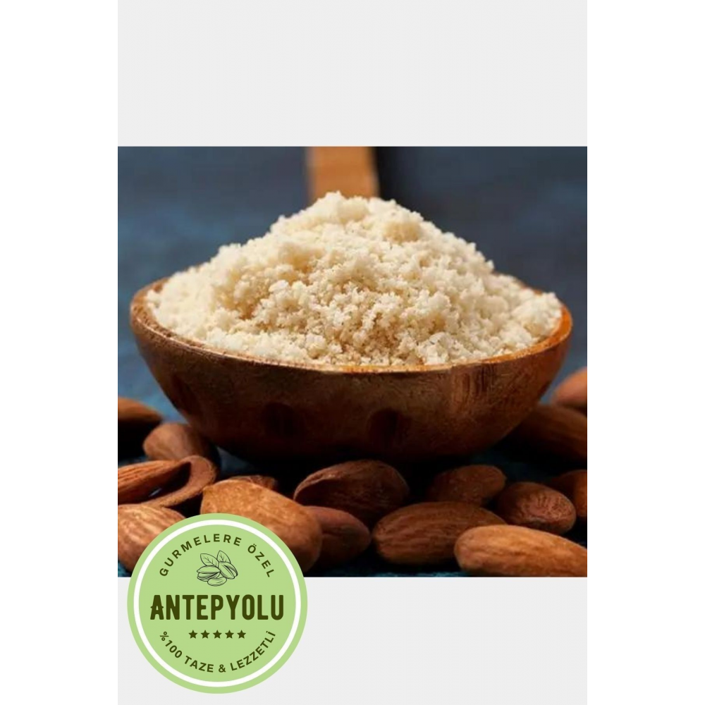 Deluxe Gurme Serisi 1. Kalite Saf Badem Unu Glutensiz Öğütülmüş Toz %100 Gerçek Badem Tozu 100 gr